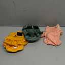 wegreeco Dog Diapers Female (3 Pack), Highly Absorbent Dog Diapers for Female Dogs in Heat, Incontinence, or Excitable Urination (HLF, Medium) (Yellow, Green, Pink)