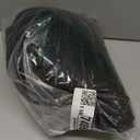 Crossed Straps Flower Girl Dress Satin Long Prom Dress with Bow Puffy Tulle Pageant Dresses for Girls (12, Black)