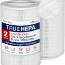 11011 True HEPA Filter Replacement Compatible with Clorox Large Room Air Purifier Model 11010 by LifeSupplyUSA (2-Pack)