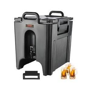 CURTA 2.5-Gallon Insulated Beverage Dispenser- Hot and Cold Drink Container with Ergonomic Handle, Stand & Leak-Proof Lock, Commercial Drink Pitcher for Coffee, Juice, Lemonade, Parties,Events CURTA 2.5-Gallon Insulated Beverage Dispenser- Hot and Cold Drink Container with Ergonomic Handle, Stand & Leak-Proof Lock, Commercial Drink Pitcher for Coffee, Juice, Lemonade, Parties,Events