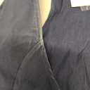 Design by Olivia Women's Dressy Casual Versatile Racerback Vest Tuxedo Suit Waistcoat (Medium, Midnight Navy)