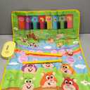 MOMUSE 3-in-1 Floor Piano Mat for Kids, Whack-a-Mole Game Music Play Mat with 30 Sound & Function Keys, Sensory Musical Toys for Baby Girls Boys Toddlers 1 2 3 4 5 6 Years Old