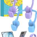 3 x Stocking Stuffers for Teens Girls Kids Women Men Adults: Thumbs Up Lazy Phone Stand Tablet Stand for iPad Cell Phone Holder Teen Girl Gifts Trendy Stuff Gifts for Christmas for Boys Wife Funny Gadgets