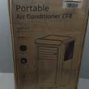 8,000 BTU Portable Air Conditioner, 4-In-1 Portable AC Units for Rooms with Fan, Dehumidifier, Cools Up to 350 Sq.Ft. Room Air Conditioner, Remote, Auto Swing, Quite Opration, Timer, White Top