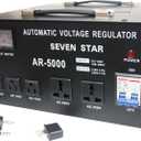 SEVENSTAR AR 5000W Heavy Duty Voltage Reglator/Stabilizer with Built-in Step Up/Down Voltage Transformer