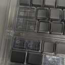 XVX PBT Keycaps - Side Printed Keycaps 60 65 75 100 Percent, Double Shot Shine Through Custom Key caps, Gradient Gray 136 Keys Set, OEM Profile, Minimalist Style for Cherry Gateron MX Switche Keyboard