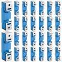 LEIFIDE 50 Pack Sound Isolation Clips Sound Proofing Mounting Blocking Clips Reduce Noisy Neighbor Soundproofing Resilient Channel for Home Office Apartment Recording Studio Walls and Ceilings (Blue)