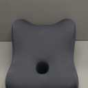 Memory Foam Wedge Pillow Intimacy Couples Pillow, Pregnant Ergonomic Contoured Position Pillow for Sleeping & Reading, Multi-Functional Bed Pillow Back Support Cushion All Grey