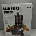 Juicer Machines with 5.8" Large Chute, 2-in-1 Cold Press Juicer for Whole Vegetables Fruits 400W, Masticating juicer Easy to Clean Juice Extractor Machine for Making Nut Mike, Juice, Premium Gray