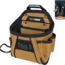 MELOTOUGH Electrician Tool Belt Pouches with Belt Clip Utility Tool Organizer Pouch with Hammer Holder for Electrician,Carpenter,Construction,Technician