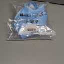 Girls Swimsuit Solid Color 2 Piece Girls Tankini Swimsuit Contrast Trim Teen Bathing Suit Padded Modest Swimwear 9-16y (11-12 Years, Palm Tree-blue)