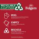 Folgers Black Silk Coffee, Dark Roast, Keurig K-Cup Pods, 10 Count Box (EXP 05/09/26)