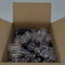 Brightever 120FT Outdoor String Lights Waterproof, 2700K Bright LED Patio Lights with 62 ST38 Shatterproof Vintage Bulbs, Retro Connectable Edison String Lights for Outside, Garden, Balcony, Porch (120FT-Warm White, Black Wire)