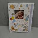 Lanpn Baby Photo Album 4x6 300 Pockets, Linen Newborn Bebe Ultrasound Photo Album with Memo Writing Area, Cover Photo Book, Picture Album for kids, Baby Girl Boy Memory Book Keepsake Colorful