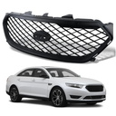 Front Bumper Grille Assembly For Ford Taurus 2013 2014 2015 2016 2017 2018 2019 Interceptor Grille Replaces# DG1Z-8200-AA Black