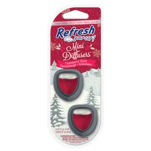 Refresh Your Car! Mini Diffuser - Car Air Fresheners Vent Clips: The Best Car Freshener for a Refreshing Drive, Cranberry Glow