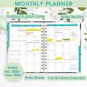 Ymumuda 2026 Planner, Daily Weekly and Monthly PlannerJan 2026 - Dec 2026, 8.4" x 6.3", 2026 Calendar Planner Book with Tabs, Spiral Notebook with Inner Pocket for Office Home School Supplies