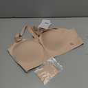 Momcozy Nursing Bras for Breastfeeding, YN21 Seamless Ultra Comfort Maternity Bra, Natural Shape, Pregnancy Sleep Bralette (Large, Beige)
