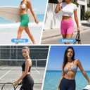 5 Inch Inseam Women Board Swim Beach Athletic Gym Running Workout Yoga Exercise Athleta Swimwear Bathing Suit Swimsuits Bottom Spandex Ladies Senior Junior Wimen Ice Cool Shorts Fashion Trendy 2026 4