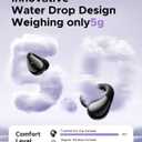 truefree B1 Open-Ear Wireless Earbuds, Bluetooth 5.4 Headphones with Spatial Audio, Ultra-Light Clip-On Fit, 25H Battery, Fast Charging, Multipoint Connection, App Customization, Workouts, Commute