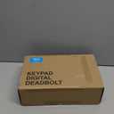 Veise Keyless Entry Door Lock with 2 Lever Handles - Electronic Keypad Deadbolt, Easy Installation Digital Smart Front Door Lock Set, Matte Black