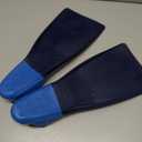 Sporti Adult-Kids Short Swim Fins, Floating Fin for Swimming & Snorkeling, Swim Flippers for Training - NavyBlue - Little Kid 1-2