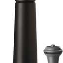 Vacu Vin Original Wine Saver with 1 Vacuum Bottle Stopper  Wine Preserver Pump for Red or White Wine  Manual Air Remover System  Airtight Seal  Keep Wine Fresh Longer  Black