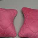 2PCS Car Headrest Pillow, Soft Comfortable Vehicle Neck Pillow Cushion, Automotive Interior Head Rest Pad Accessories for Driving Fatigue Relief, Universal for SUV, Sedan, Truck (Pink)