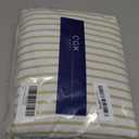 Duvet Cover Queen Size Set - Extra Soft Queen Size Duvet Cover 90 x 90 with 2 Pillow Shams - Hotel Luxury Easy Care & Fade Free w/Zipper Closures & Ties - Comfy Breathable Bedding Set (Beige Stripes)