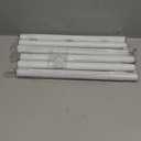 Tension Curtain Rod 31 to 148 in Extra Long Curtain Rod Adjustable Pole Heavy Duty White Spring Shower Curtain Rod for Bathroom Windows Patio Never Rust Anti-Slip