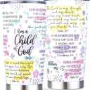 Christian Gifts for Women - Jesus Mug Tumbler for Mom Teen Girls Friend, Religious Gift for Mothers Day Birthday Baptism Christmas, Insulated Coffee Cup with Bible Verse - I Am a Child of God, 20oz