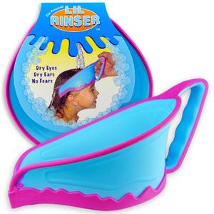 Shampoo Visor by Splash Guard, Comfort Seal Baby Bath Shampoo Shower Cap, Gentle Rinse and Shield Bath Hat for Toddlers and Babies, Protects Eyes, Ears, and Face (Blue) Shampoo Visor by Splash Guard, Comfort Seal Baby Bath Shampoo Shower Cap, Gentle Rinse and Shield Bath Hat for Toddlers and Babies, Protects Eyes, Ears, and Face (Blue)