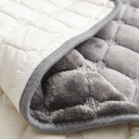 Grey Throw Blanket for Couch and Bed- Super Soft and Warm 3D Checkered Fluffy Fuzzy Fleece Blanket, Luxurious Plush Cozy Blanket for Room Decor Spring, 35"x64" Inches