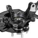 698-389 Front Steering Knuckle & Wheel Bearing Hub Assembly Left Driver Side Fit for Toyota Corolla 2003 2004 2005 2006 2007 2008, 698389