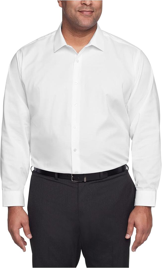 UNLISTED Men's Big and Tall Dress Shirt, Size 18.5" Neck 32"-33" Sleeve