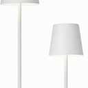 2 Pack Cordless Table Lamps Rechargeable, Battery Operated Touch Dimmable LED Lamp with 3 Color Temperatures, Adjustable Height Wireless Table Lamp for Restaurant, Bar, Bedroom