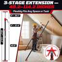 Cabinet Jacks for Installing Cabinets, Heavy Duty Third Hand Tools Adjustable Support Pole from 49.2 in to 114.2 in, 4 PCS