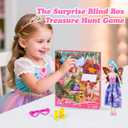 Baljinder 2025 Advent Calendar with Doll, 12 Surprise Accessories Including Clothing Glasses Hand Bags & High Heels, Kids Advent Calendar for Girls Ages 4-7, Holiday Party Birthday