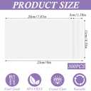 300 Pcs Chocolate Wrappers Packaging, 4.33 x 7.87 Inch Candy Bar Wrappers for Chocolates - Self Adhesive Clear Chocolate Bar Packaging Bags for Homemade Treats