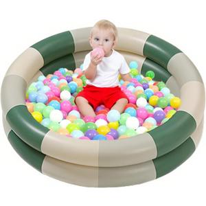 Buachois Inflatable Swimming Pool, Thickened Design Retro Blow Up Swimming Pool,Garden and Backyard Pools for Family Summer Pool Party