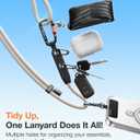 TORRAS Phone Lanyard with Hanging Loops, Adjustable Anti Theft Phone Strap Crossbody for iPhone 17 Pro Max,Skin-Friendly,2 Tabs, Universal Cell Phone Neck Lanyard for Daily & Outdoor Activities, Beige, 20in - 35in