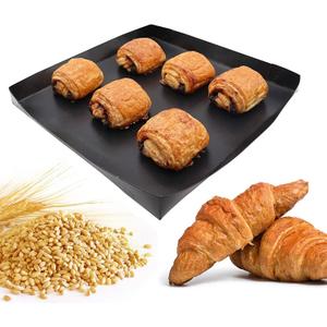 Firsmat Solid PTFE Cooking Basket For Speed Ovens,Quick Oven Basket Tray For Chips Chicken Wings Sub Roll Bread Heating Non Stick PTFE BBQ Tray (11.8x13.8x1 inches)