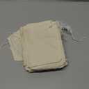 YICHEN 50pcs Spice Bags,Muslin Bags with Drawstring,safe and natural Cotton material,Unbleached White Tea Filter Bags,Cheesecloth Bags for Coffee,Tea,Soup etc.6 x 4 inch.