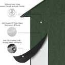 Outdoor Cat House Feral Cat Shelter,Outside Waterproof Cat House for Outdoor/Indoor Cats, Insulated Cat Bed for All Seasons with Cozy Cushion Easy to Assemble Olive Green