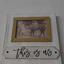 Creative Co-Op This is us White & Black Wood Photo Frame