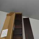 AZSKY Nursery Book Shelves 24 in Set of 3 Walnut Floating Bookshelf for Kids Room Wall Mounted Floating Shelves Solid Nursery Bookshelf Perfect Decor for Kitchen Bedroom Living Room