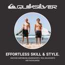 Quiksilver Boys' Boardshorts with UPF 50+ Sun Protection, Quick Dry Swim Shorts (16, Silver Slow Daze)