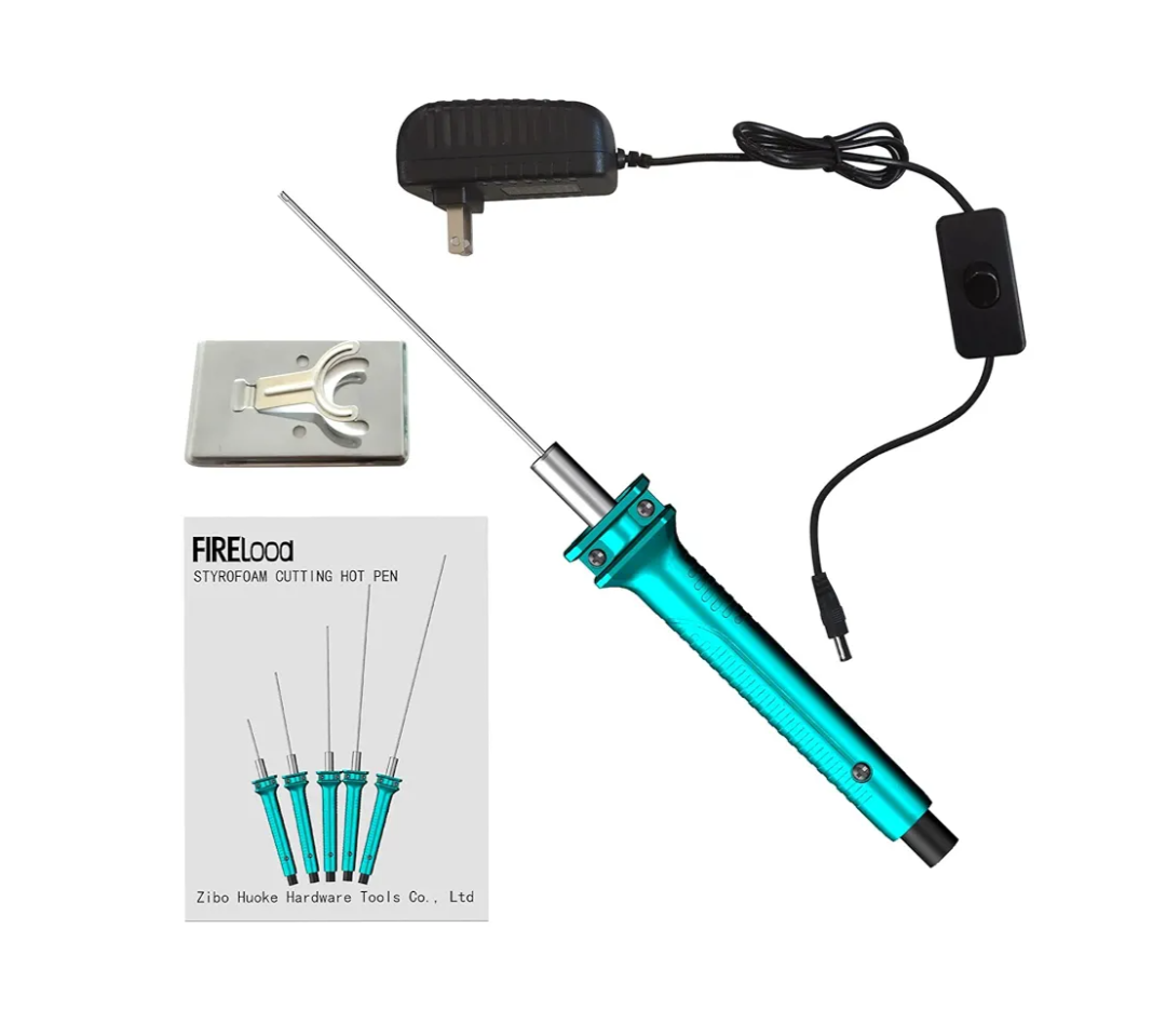 Hot Wire Pen, Electric Hot Wire Cutter Pen 10cm, Styrofoam Cutting Hot Pen Hot Wire Cutting Pen for Amateur DIY Heat Cutting Engraving Pen, Art Making, Foam Carving (blue, 100mm)