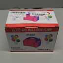 FLSEPAMB Balloon Pump, Electric Balloon Pump, Portable Dual Nozzles Electric Balloon Air Pump 110V 600W, Electric Balloon Inflator with Tying Tool, Colored Ribbons for Party Decoration