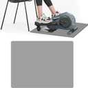 Non-Slip Mat for Ellipse Leg Exerciser Machine, 23.619.6 in Leg Exerciser Mat for Under Desk Elliptical Pedal Exerciser, Elliptical Machine Accessories Workout Equipment Mat Floor Protection